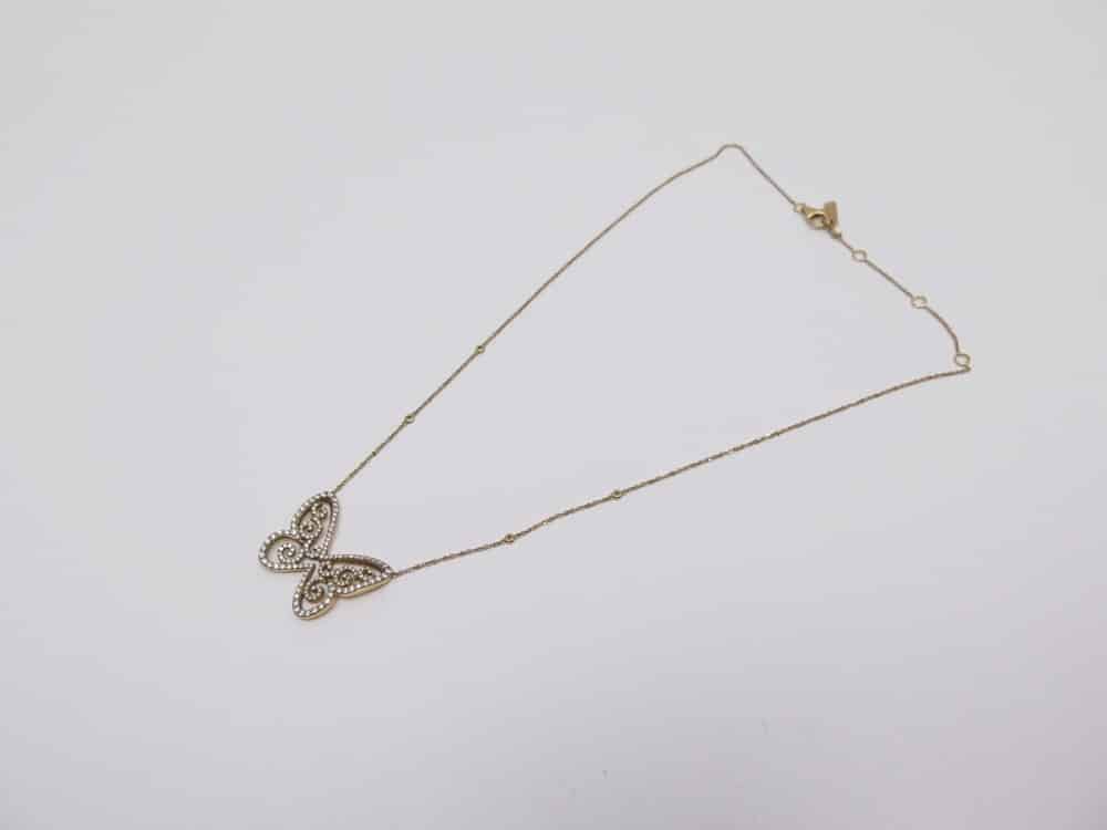 Neuf collier messika butterfly arabesque or rose - Authenticité garantie -  Visible en boutique